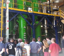 Visite du pilote de gazéification bois énergie de l'ENSTIB d'Epinal